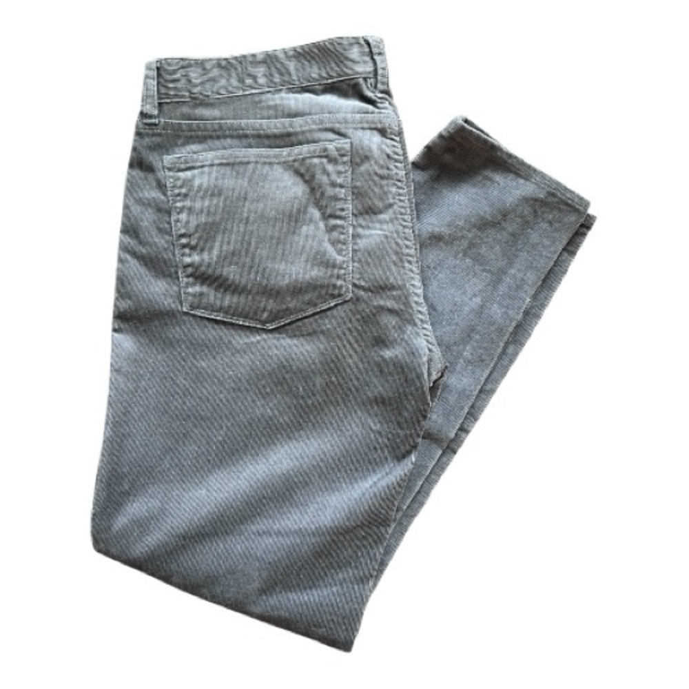 J. Crew Women's Straight Leg Corduroy Jeans in Light Gray